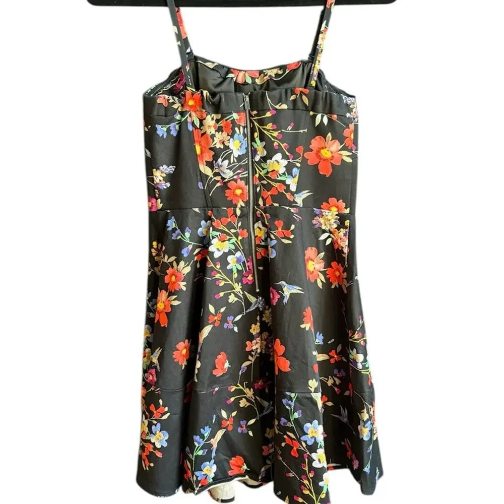 Floral Y2K Express Spaghetti Strap Dress size 2 - Picture 3 of 10